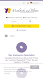 Mobile Screenshot of mundstueckeundblaetter.com